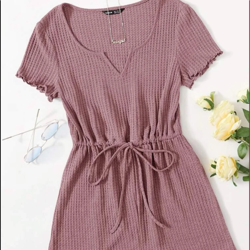 Lettuce pink romper